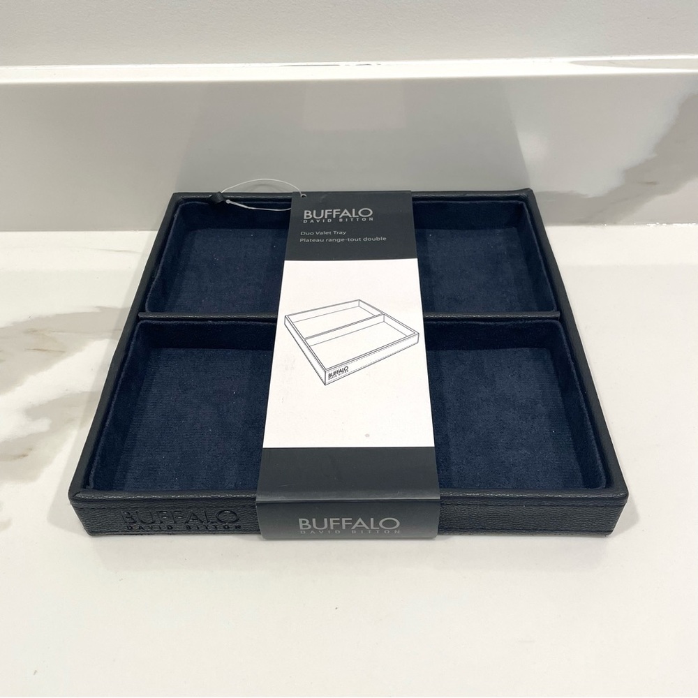 NEW Buffalo David Bitton Duo Valet Tray
